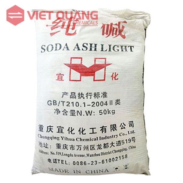 Hóa chất Soda ash light, Na2CO3